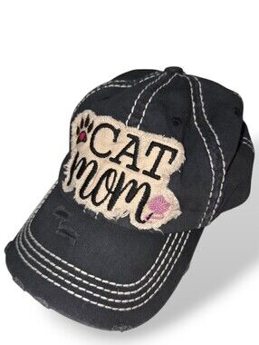 KBETHOS Black Cat Mom Patch Baseball Cap